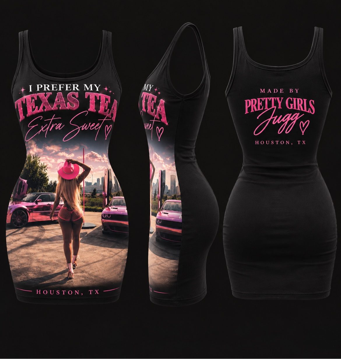 Texas Tea Fitted Mini Dress